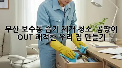 부산 보수동 습기 제거 청소 💦 곰팡이 OUT! 쾌적한 우리 집 만들기 🏡